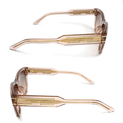 Christian Dior クリスチャンディオール DiorSignature サングラス ブラウン S6U レディース 54□17 135【中古】【美品】