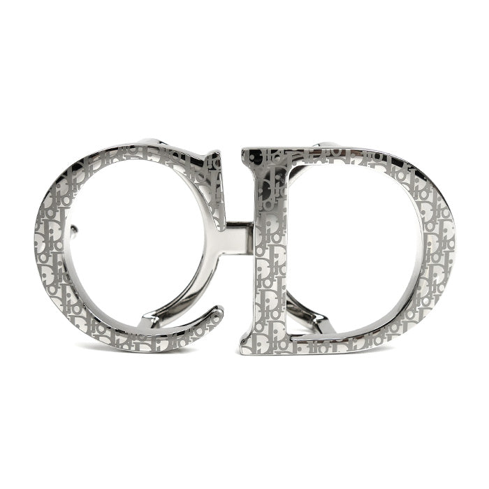 Dior ディオール メタル 35mm CDロゴ オブリーク バックル 4907PLMET H02K ユニセックス【中古】【極美品】