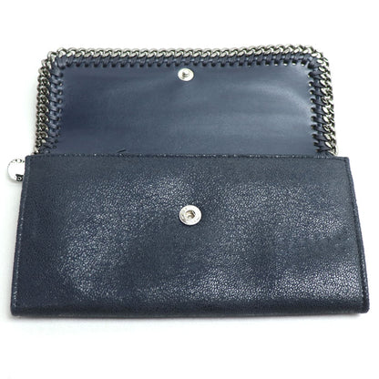 Stella McCartney ステラマッカートニー ファラベラ ロングウォレット 長財布 ネイビー 430999 W9132 レディース【中古】【美品】