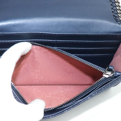 Stella McCartney ステラマッカートニー ファラベラ ロングウォレット 長財布 ネイビー 430999 W9132 レディース【中古】【美品】