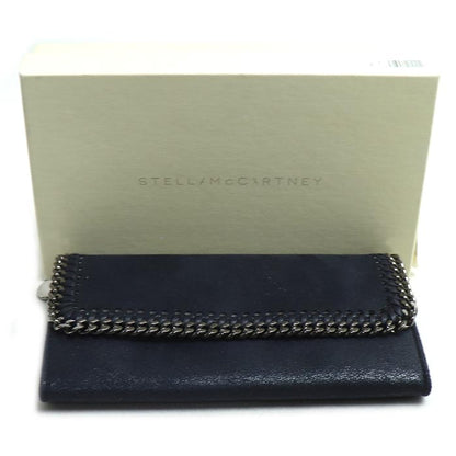 Stella McCartney ステラマッカートニー ファラベラ ロングウォレット 長財布 ネイビー 430999 W9132 レディース【中古】【美品】