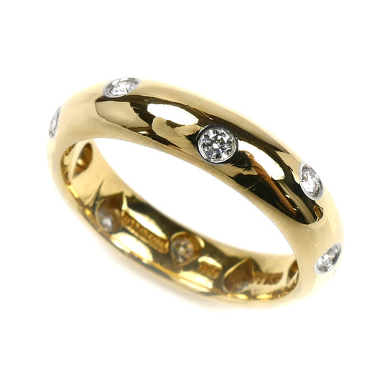 TIFFANY&Co. ティファニー K18YG/Pt950 ドッツ ダイヤ リング・指輪 8.5号 4.9g レディース【中古】