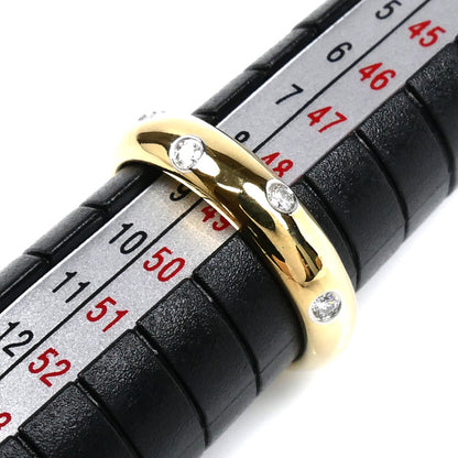TIFFANY&Co. ティファニー K18YG/Pt950 ドッツ ダイヤ リング・指輪 8.5号 4.9g レディース【中古】