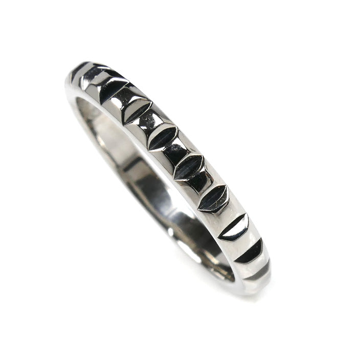 Boucheron ブシュロン Pt950プラチナ クルドパリ ミディアム リング・指輪 JAL00109 13.5号 54 4.8g レディース【中古】【美品】