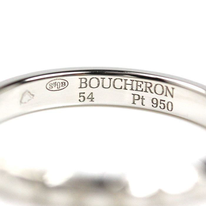Boucheron ブシュロン Pt950プラチナ クルドパリ ミディアム リング・指輪 JAL00109 13.5号 54 4.8g レディース【中古】【美品】