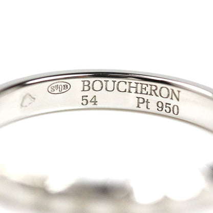 Boucheron ブシュロン Pt950プラチナ クルドパリ ミディアム リング・指輪 JAL00109 13.5号 54 4.8g レディース【中古】【美品】
