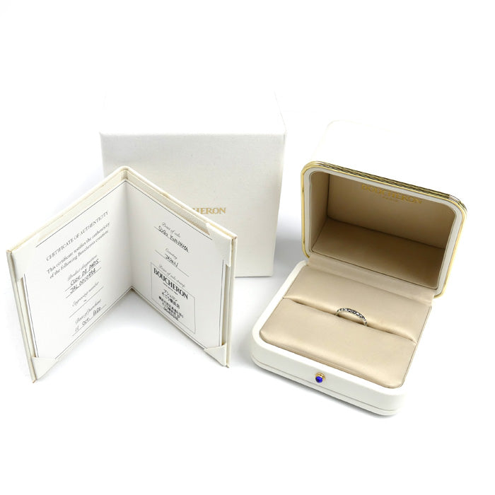 Boucheron ブシュロン Pt950プラチナ クルドパリ ミディアム リング・指輪 JAL00109 13.5号 54 4.8g レディース【中古】【美品】