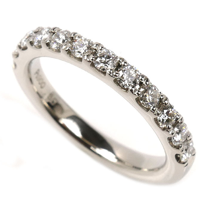LAZARE ラザール Pt900プラチナ ダイヤ エチュード ハーフエタニティ リング・指輪 ダイヤモンド0.50ct 10号 5.4g レディース【中古】【美品】