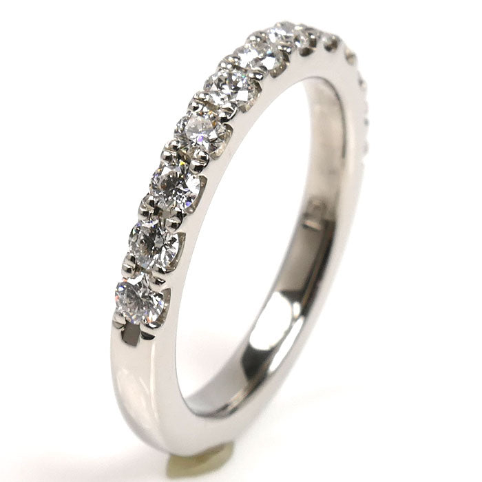LAZARE ラザール Pt900プラチナ ダイヤ エチュード ハーフエタニティ リング・指輪 ダイヤモンド0.50ct 10号 5.4g レディース【中古】【美品】