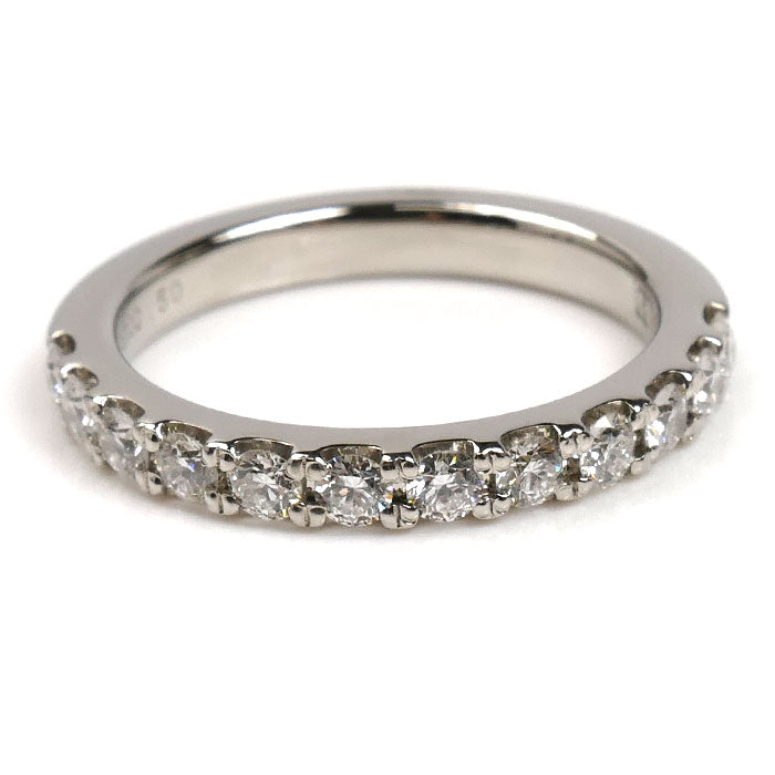 LAZARE ラザール Pt900プラチナ ダイヤ エチュード ハーフエタニティ リング・指輪 ダイヤモンド0.50ct 10号 5.4g レディース【中古】【美品】