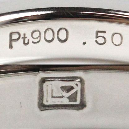 LAZARE ラザール Pt900プラチナ ダイヤ エチュード ハーフエタニティ リング・指輪 ダイヤモンド0.50ct 10号 5.4g レディース【中古】【美品】