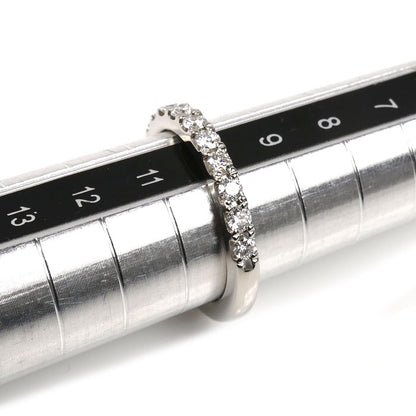 LAZARE ラザール Pt900プラチナ ダイヤ エチュード ハーフエタニティ リング・指輪 ダイヤモンド0.50ct 10号 5.4g レディース【中古】【美品】