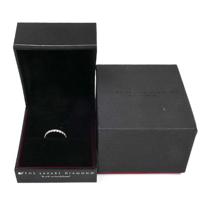 LAZARE ラザール Pt900プラチナ ダイヤ エチュード ハーフエタニティ リング・指輪 ダイヤモンド0.50ct 10号 5.4g レディース【中古】【美品】