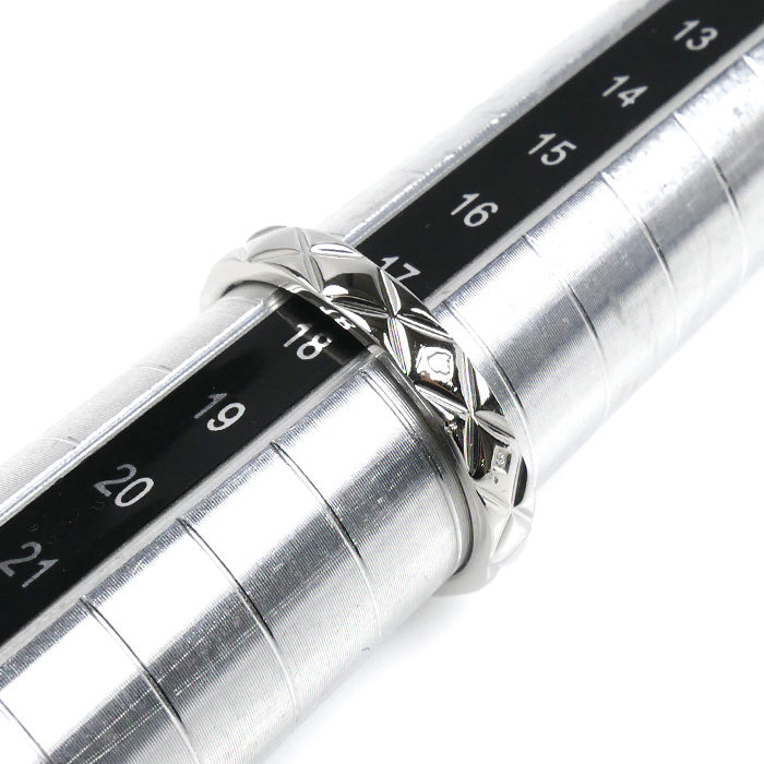 CHANEL シャネル Pt950プラチナ マトラッセ リング・指輪 17.5号 58 6.3g レディース【中古】【美品】