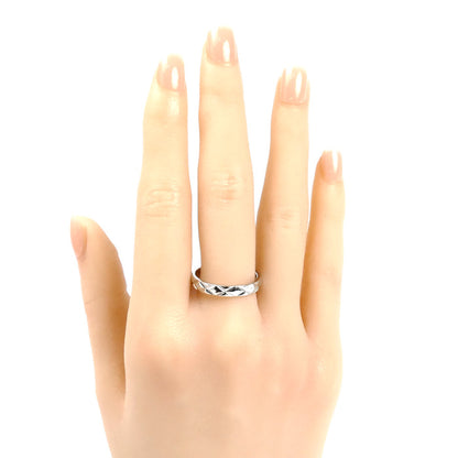 CHANEL シャネル Pt950プラチナ マトラッセ リング・指輪 17.5号 58 6.3g レディース【中古】【美品】