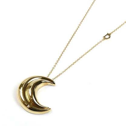 Damiani ダミアーニ K18YG イエローゴールド スピッキ ディ ルナ ダイヤ ネックレス 20077119 9.7g 50cm レディース【中古】