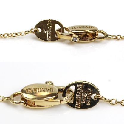 Damiani ダミアーニ K18YG イエローゴールド スピッキ ディ ルナ ダイヤ ネックレス 20077119 9.7g 50cm レディース【中古】