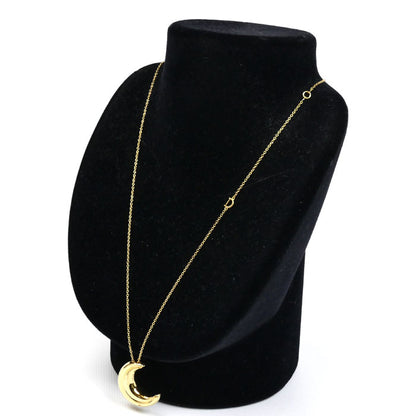 Damiani ダミアーニ K18YG イエローゴールド スピッキ ディ ルナ ダイヤ ネックレス 20077119 9.7g 50cm レディース【中古】