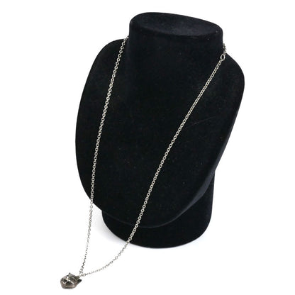 GUCCI グッチ シルバー925 タイガーヘッド ネックレス 433608 17.2g 60cm メンズ【中古】