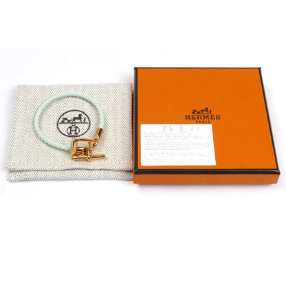 HERMES エルメス ヴォー・スウィフト エトリエ ブレスレット H100016FON3T2 ヴェール・ペパーミント レディース【中古】【極美品】