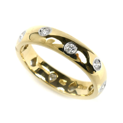 TIFFANY&Co. ティファニー K18YG/Pt950 ドッツ ダイヤ リング・指輪 11.5号 5.2g レディース【中古】【美品】