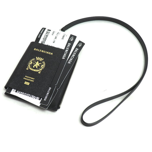 BALENCIAGA バレンシアガ パスポート フォンホルダー フォンホルダー ブラック 787733 メンズ【中古】【美品】