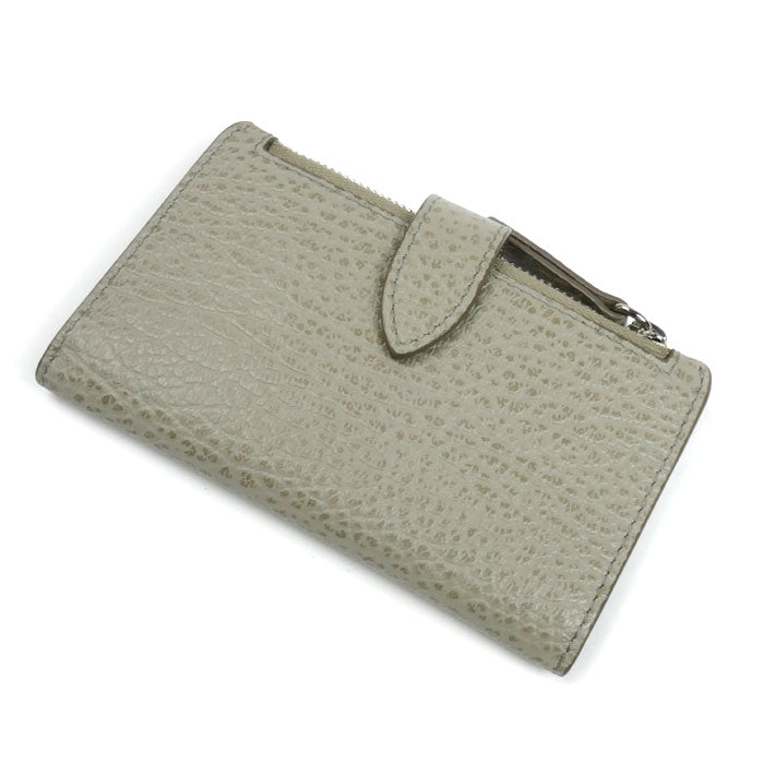 MAISON MARGIELA メゾンマルジェラ 4ステッチ ジップウォレット 二つ折り財布 ヌアージュ（グレー系） SA1VX0019P4455T8049 ユニセックス【中古】【美品】