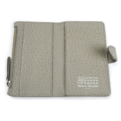 MAISON MARGIELA メゾンマルジェラ 4ステッチ ジップウォレット 二つ折り財布 ヌアージュ（グレー系） SA1VX0019P4455T8049 ユニセックス【中古】【美品】