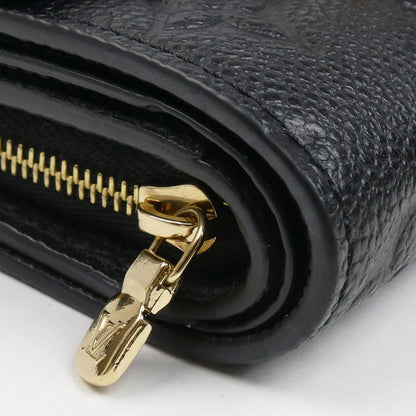 LOUIS VUITTON ルイ・ヴィトン ポルトフォイユ メティス コンパクトウォレット 三つ折り財布 モノグラムアンプラント ノワール M80880 ICチップ レディース【中古】【美品】