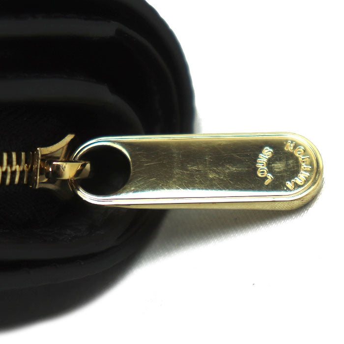 LOUIS VUITTON ルイ・ヴィトン ポルトフォイユ クレア コンパクトウォレット 三つ折り財布 マヒナ ブラック M82743 ICチップ レディース【中古】