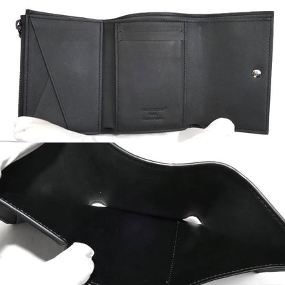 LOUIS VUITTON ルイ・ヴィトン ヴィクターウォレット コンパクトウォレット 三つ折り財布 モノグラムシャドウ ブラック M12635 ICチップ メンズ【中古】