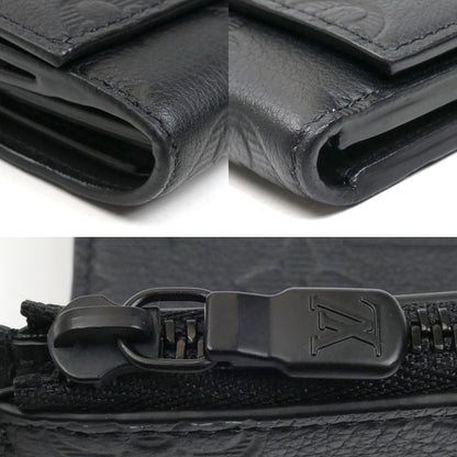 LOUIS VUITTON ルイ・ヴィトン ヴィクターウォレット コンパクトウォレット 三つ折り財布 モノグラムシャドウ ブラック M12635 ICチップ メンズ【中古】