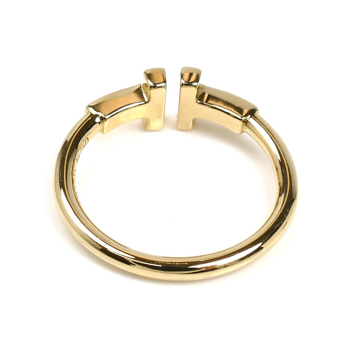 TIFFANY&Co. ティファニー K18YG イエローゴールド Tワイヤー リング・指輪 60147340 11号 3.3g レディース【中古】【美品】