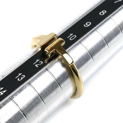TIFFANY&Co. ティファニー K18YG イエローゴールド Tワイヤー リング・指輪 60147340 11号 3.3g レディース【中古】【美品】
