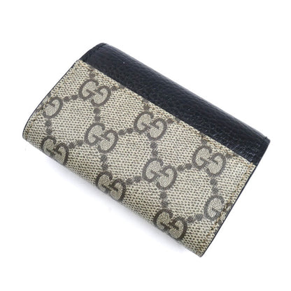 GUCCI グッチ GGマーモント キーケース ブラック×ベージュ 456118 17WAG 1283 レディース【中古】
