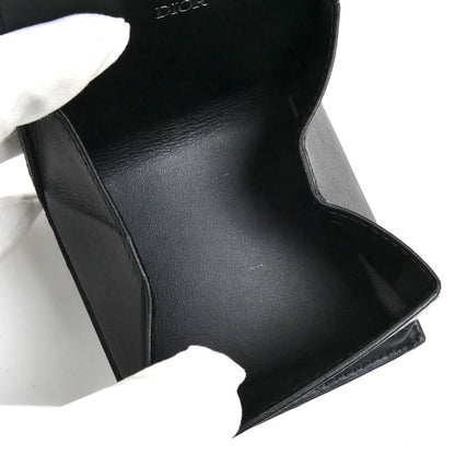Dior ディオール オブリーク コインケース ブラック 2ESCP049YSE ジャガード レディース【中古】【美品】
