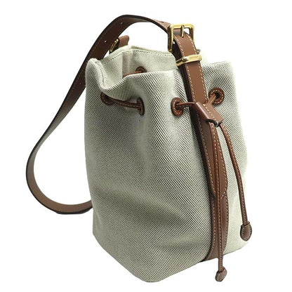 MIUMIU ミュウミュウ バケットバッグ ショルダーバッグ ベージュ/ブラウン 5BE090 レディース【中古】【美品】