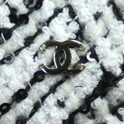 CHANEL シャネル ツイード ココマーク 23B ヘアアクセサリー カチューシャ AA9458 スパンコール レディース【中古】【美品】