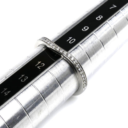 CARTIER カルティエ Pt950プラチナ バレリーナ カーブ ハーフエタニティ ダイヤ リング・指輪 B4093051 11号 51 3.0g レディース【中古】【美品】