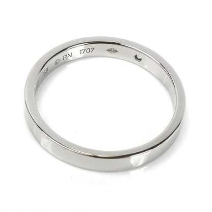 CARTIER カルティエ Pt950プラチナ ウェディング 1Pダイヤ エングレーブド リング・指輪 B4051359 18.5号 59 5.4g レディース【中古】【美品】