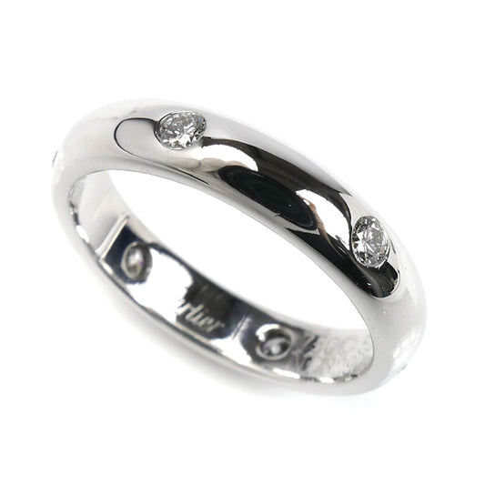 CARTIER カルティエ K18WG ホワイトゴールド ステラ ダイヤ リング・指輪 11.5号 52 5.0g レディース【中古】【美品】