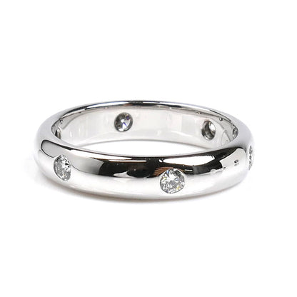 CARTIER カルティエ K18WG ホワイトゴールド ステラ ダイヤ リング・指輪 11.5号 52 5.0g レディース【中古】【美品】