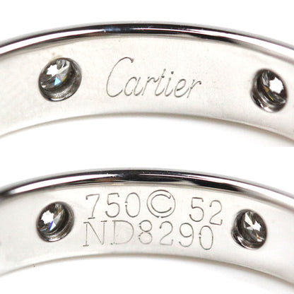 CARTIER カルティエ K18WG ホワイトゴールド ステラ ダイヤ リング・指輪 11.5号 52 5.0g レディース【中古】【美品】