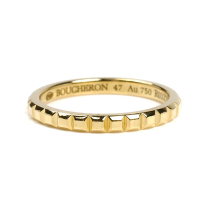 Boucheron ブシュロン K18YG イエローゴールド クルドパリ リング・指輪 JAL01165 7号 47 2.1g レディース【中古】【美品】
