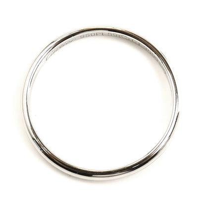 CARTIER カルティエ Pt950プラチナ ウェディング リング・指輪 B4012559 18.5号 59 3.4g メンズ【中古】【美品】