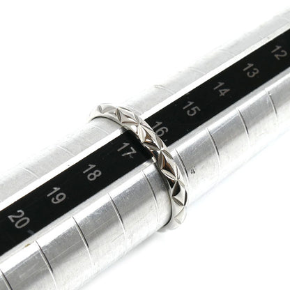 CHANEL シャネル Pt950プラチナ マトラッセ リング・指輪 16.5号 57 3.5g メンズ【中古】【美品】