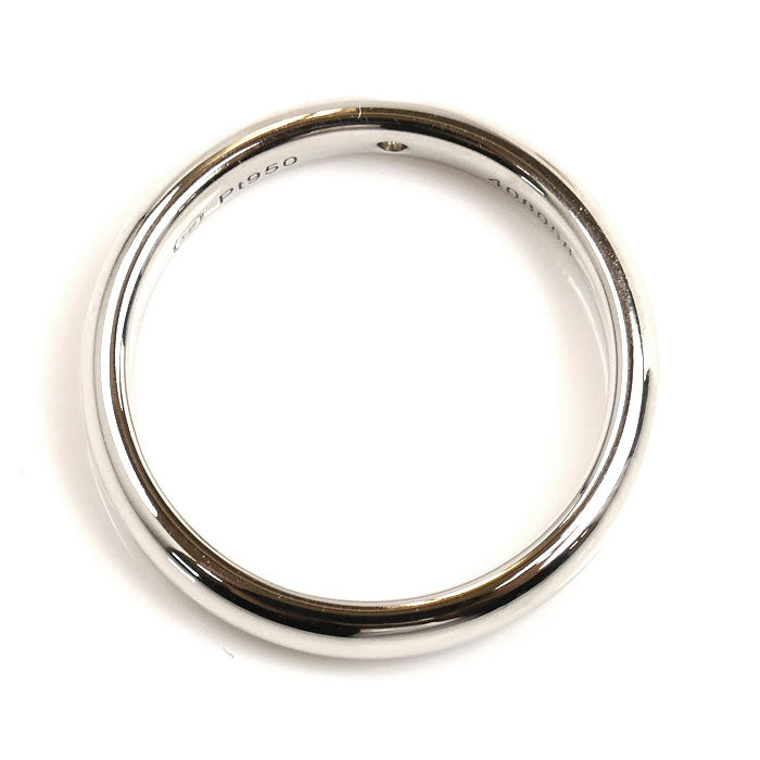 HARRY WINSTON ハリーウィンストン Pt950プラチナ ラウンドマリッジ ダイヤ リング・指輪 WBDPRDBZ3MM-050 8.5号 4.9g レディース【中古】【美品】