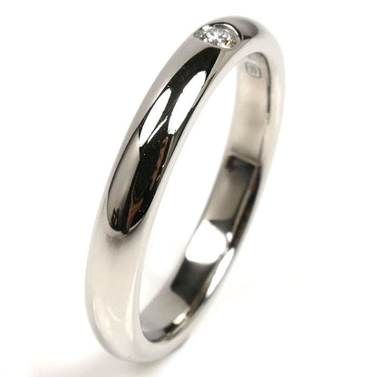 HARRY WINSTON ハリーウィンストン Pt950プラチナ ラウンドマリッジ ダイヤ リング・指輪 WBDPRDBZ3MM-065 12.5号 5.5g レディース【中古】【美品】