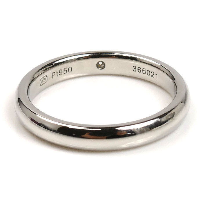 HARRY WINSTON ハリーウィンストン Pt950プラチナ ラウンドマリッジ ダイヤ リング・指輪 WBDPRDBZ3MM-065 12.5号 5.5g レディース【中古】【美品】