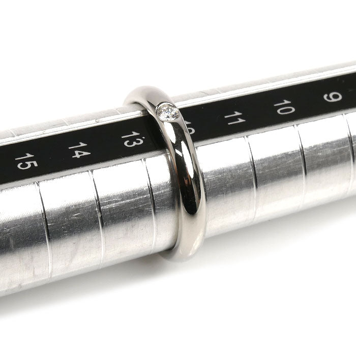 HARRY WINSTON ハリーウィンストン Pt950プラチナ ラウンドマリッジ ダイヤ リング・指輪 WBDPRDBZ3MM-065 12.5号 5.5g レディース【中古】【美品】